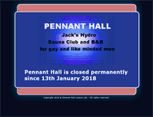 Tablet Screenshot of gaypennanthall.co.uk